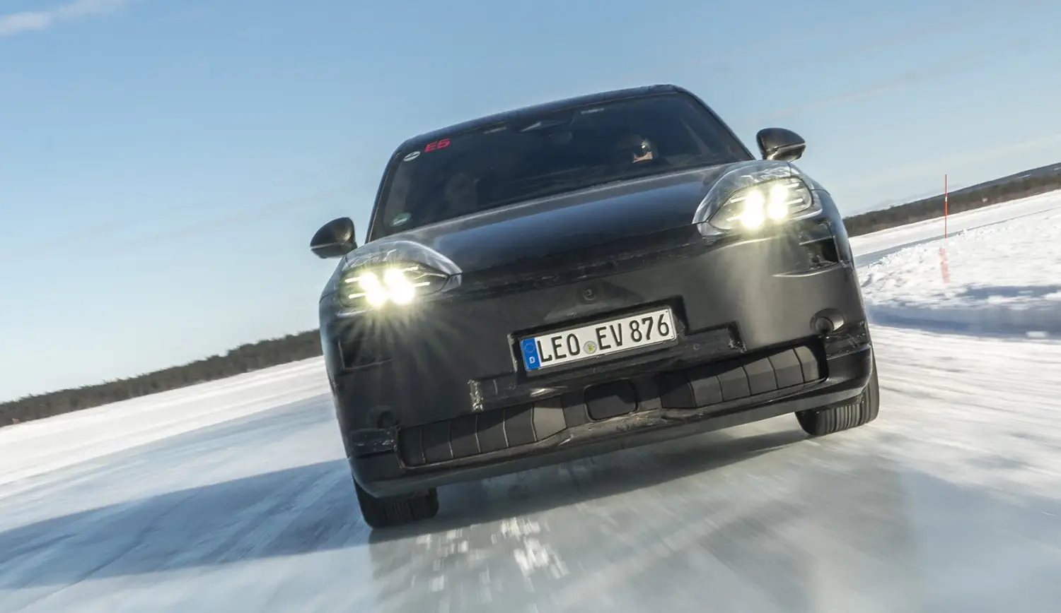 Porsche Cayenne Electric testing