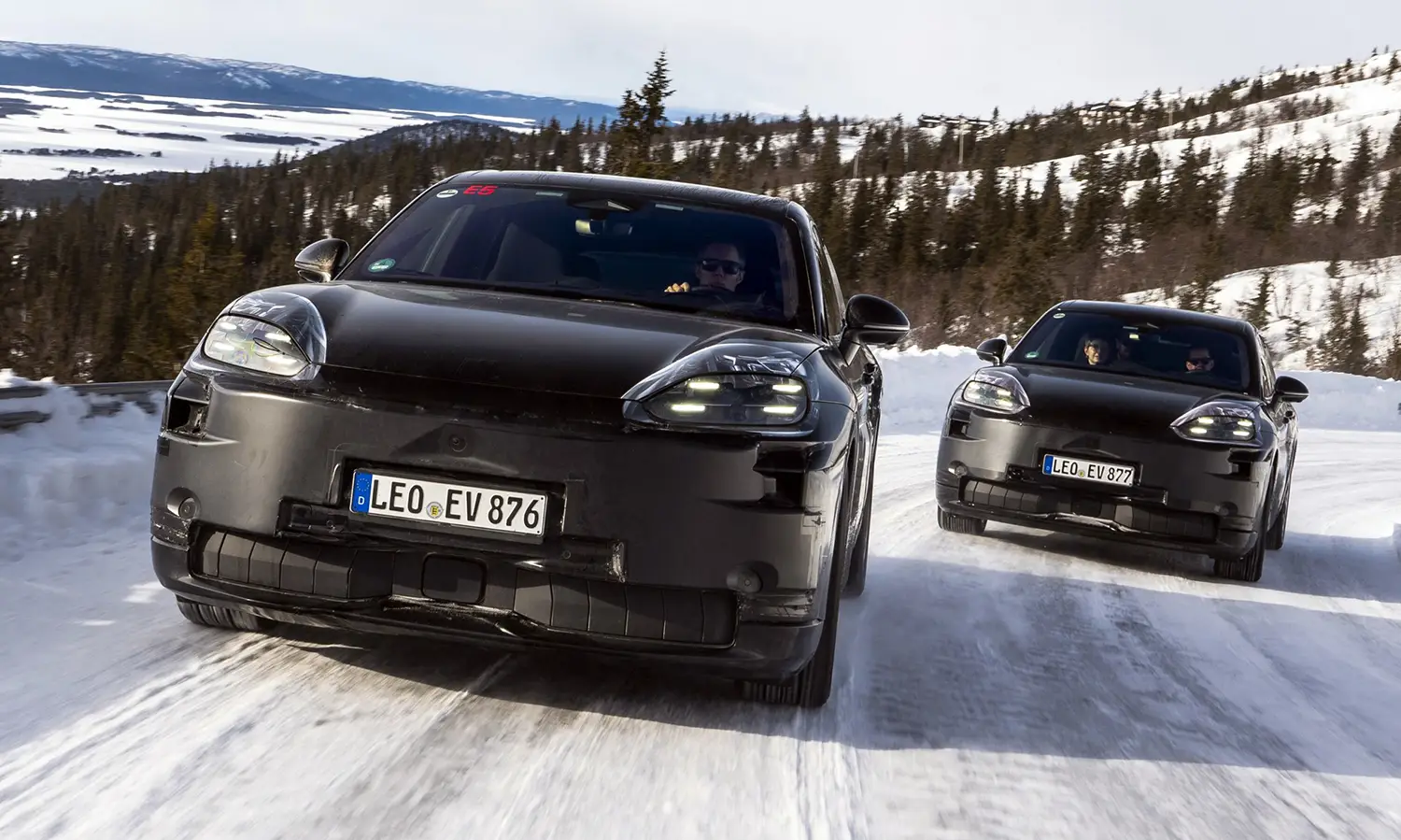 Porsche Cayenne Electric testing