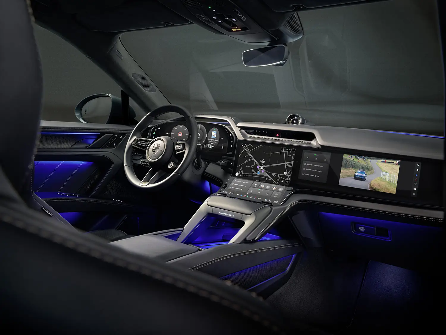 Porsche Cayenne Electric interior