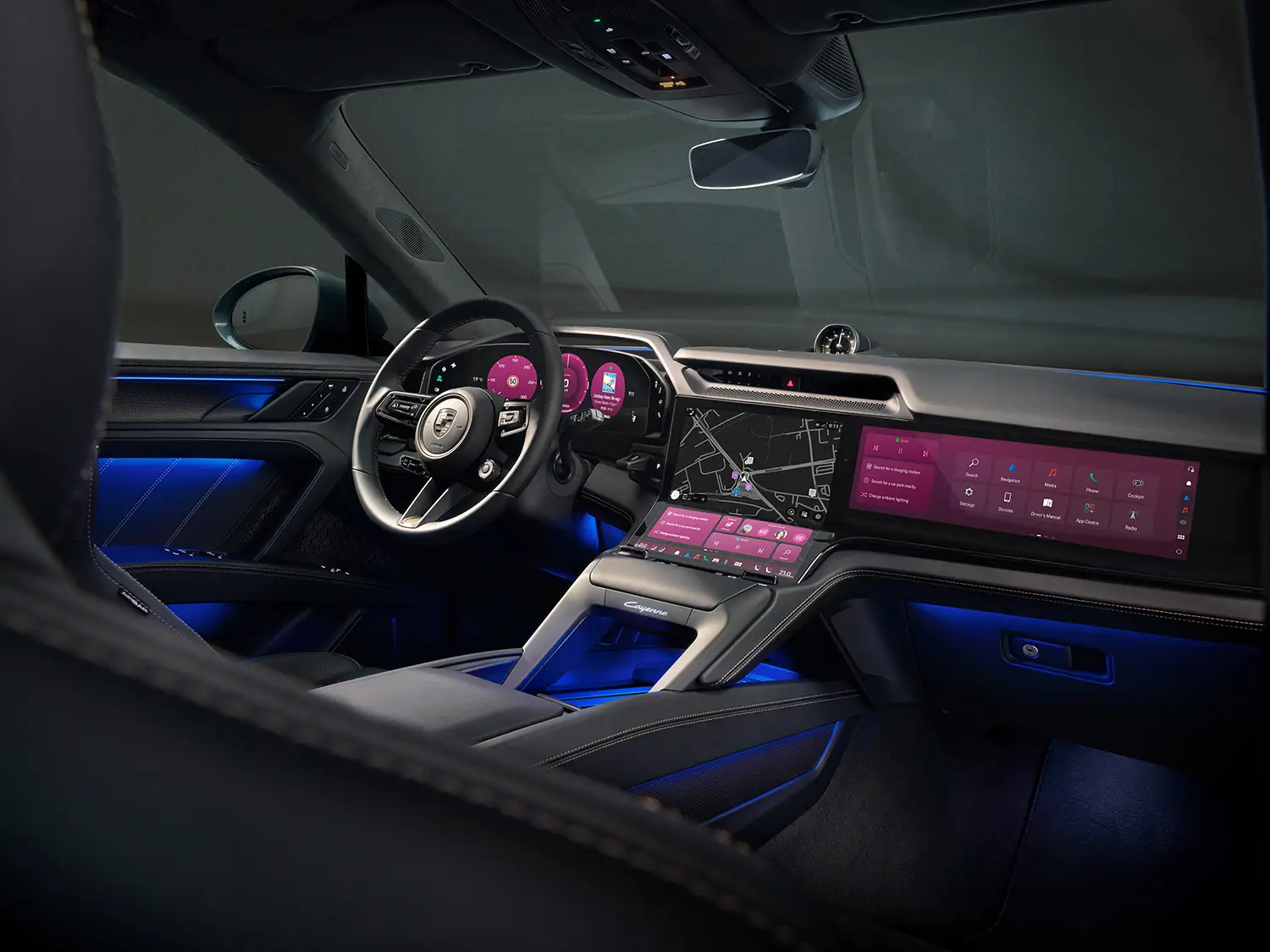 Porsche Cayenne Electric interior