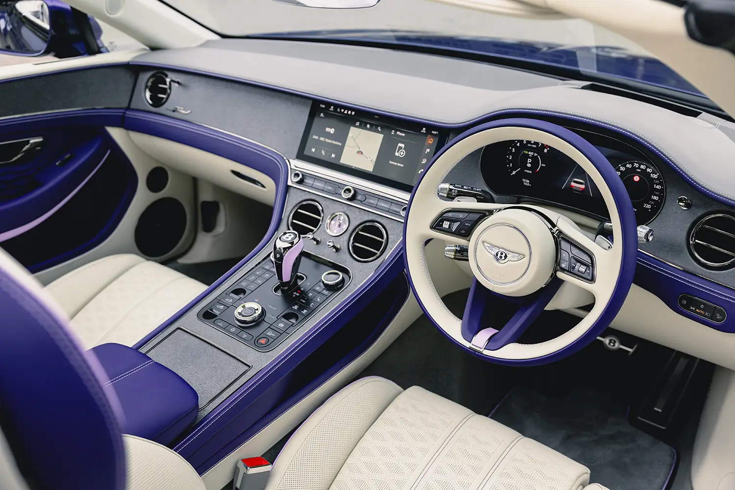Bentley Continental GTC Speed Violette