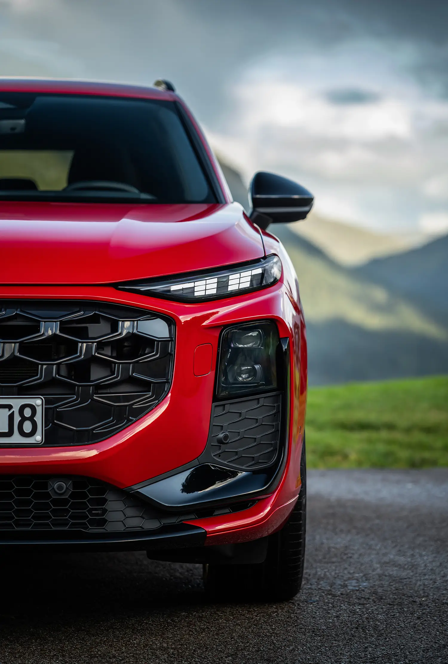 Audi Q3 digital matrix LED headlights