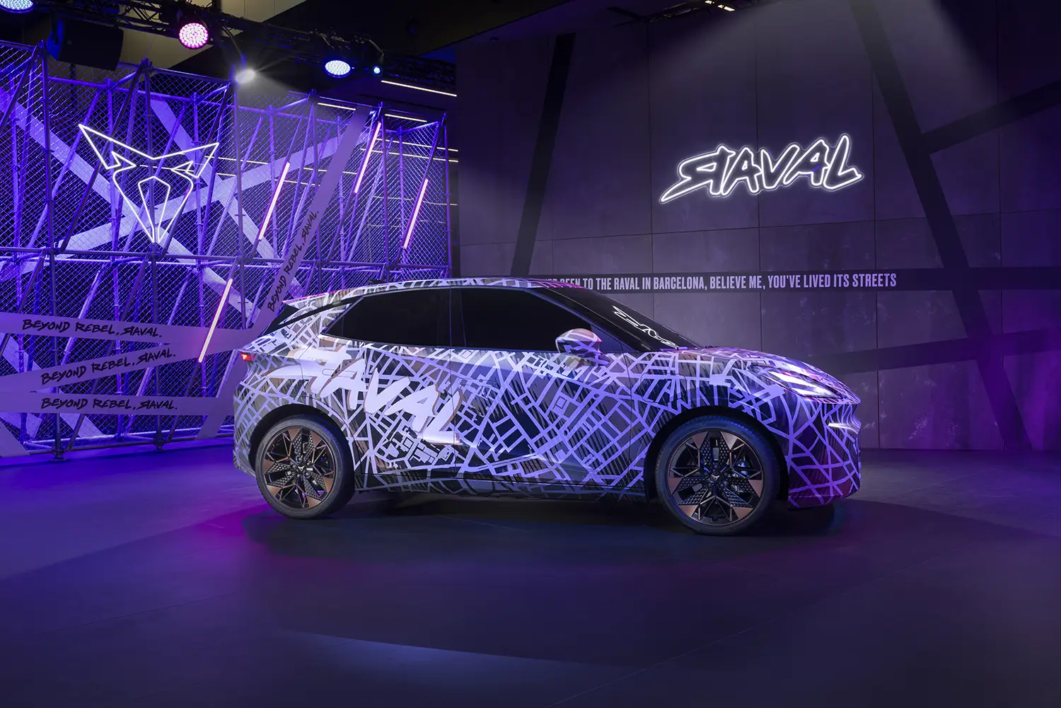 CUPRA Raval Camouflaged Prototype