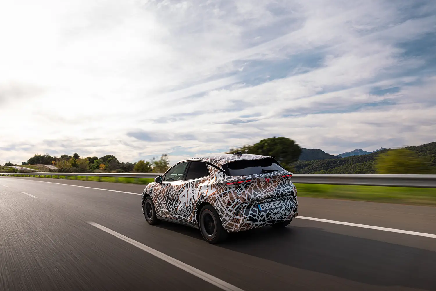 CUPRA Raval Camouflaged Prototype