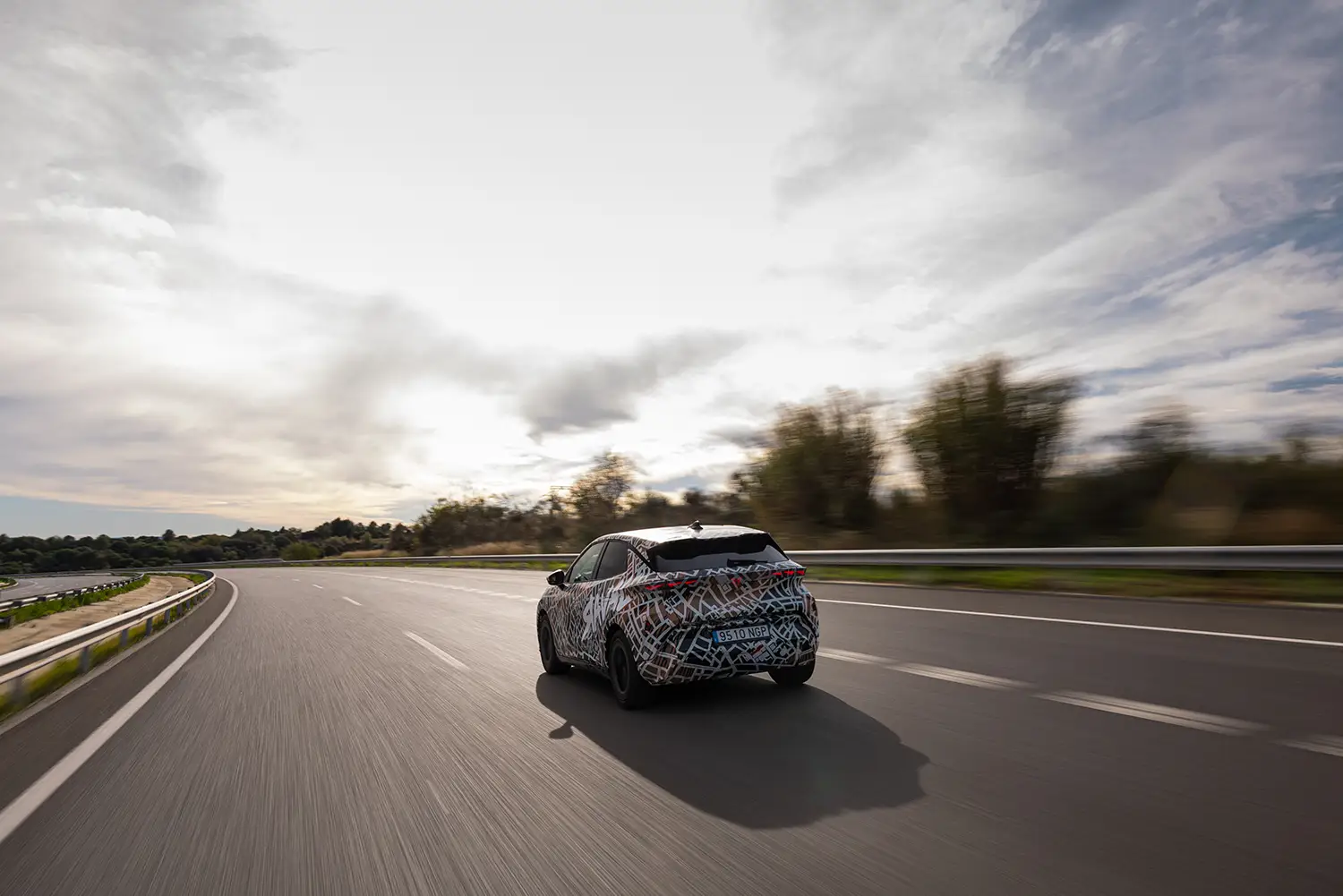 CUPRA Raval Camouflaged Prototype