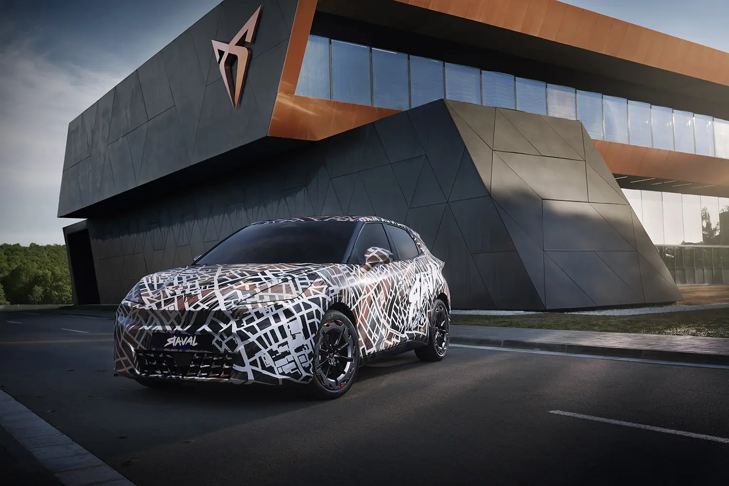 CUPRA Raval Camouflaged Prototype