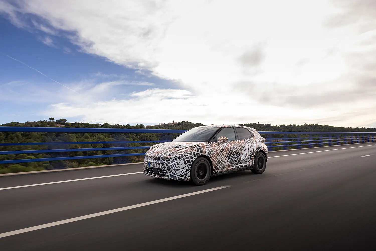 CUPRA Raval Camouflaged Prototype