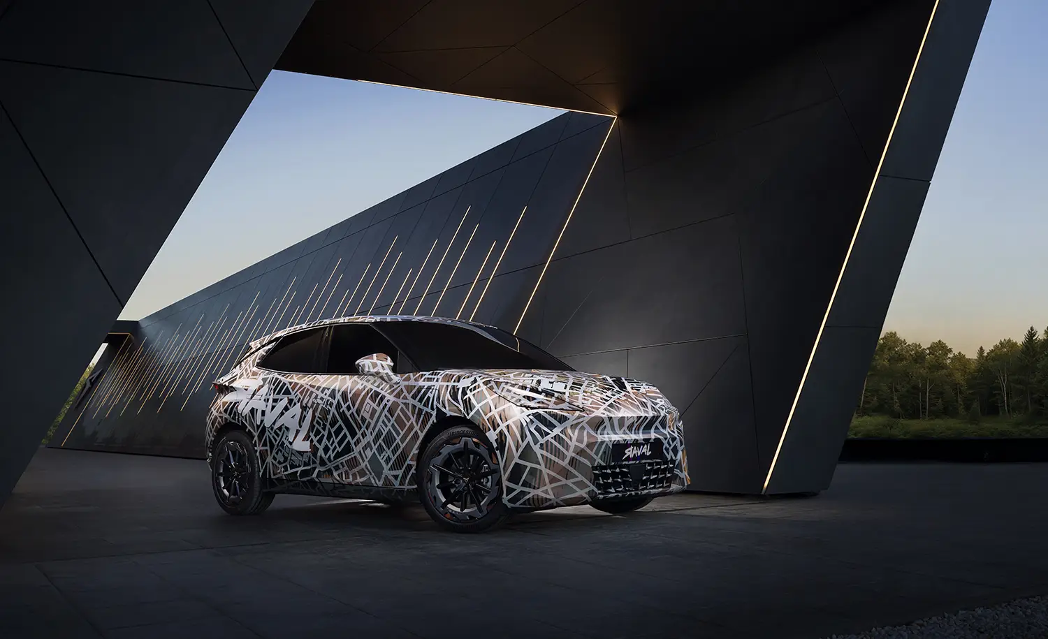 CUPRA Raval Camouflaged Prototype