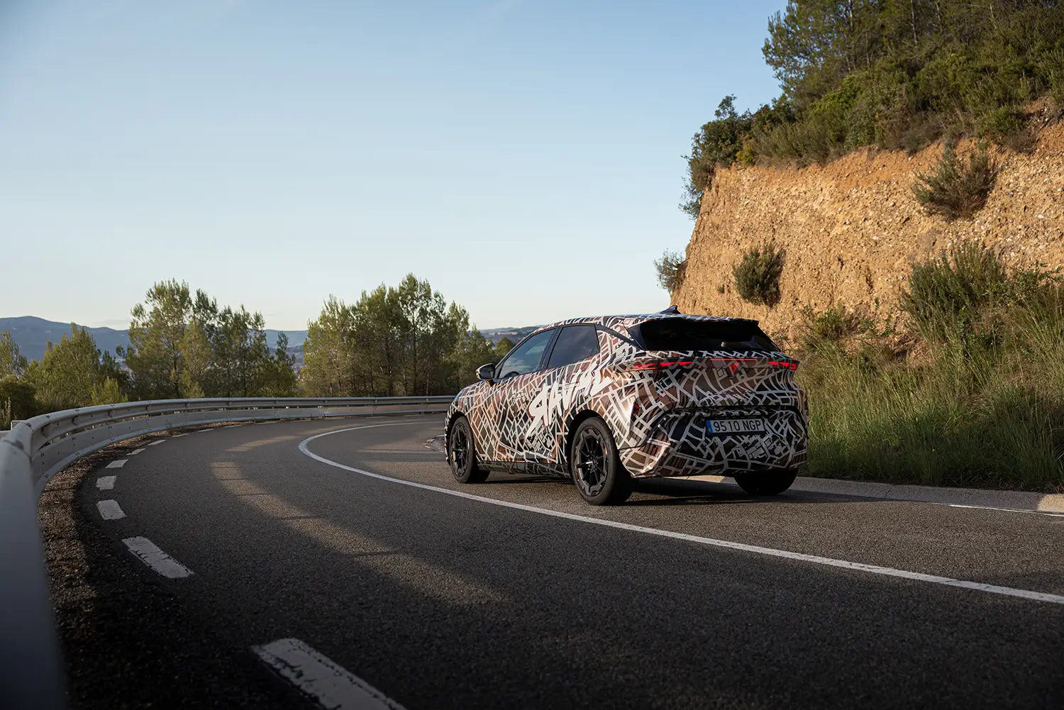 CUPRA Raval Camouflaged Prototype