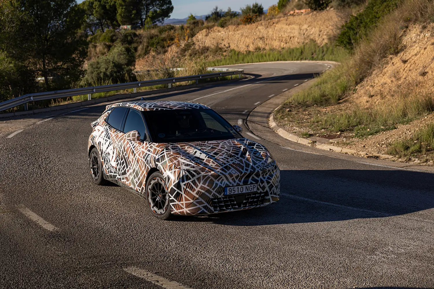 CUPRA Raval Camouflaged Prototype