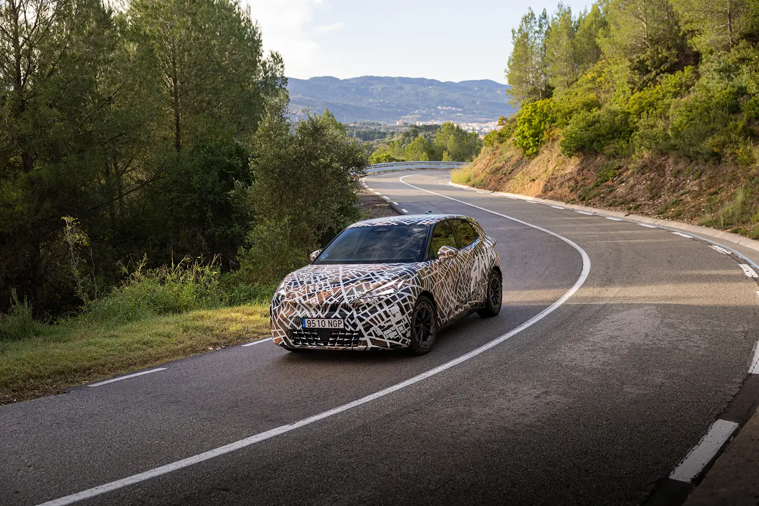 CUPRA Raval Camouflaged Prototype