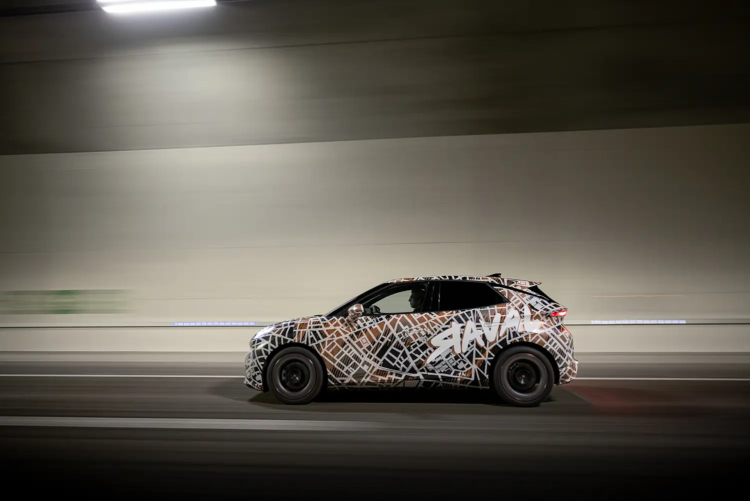 CUPRA Raval Camouflaged Prototype