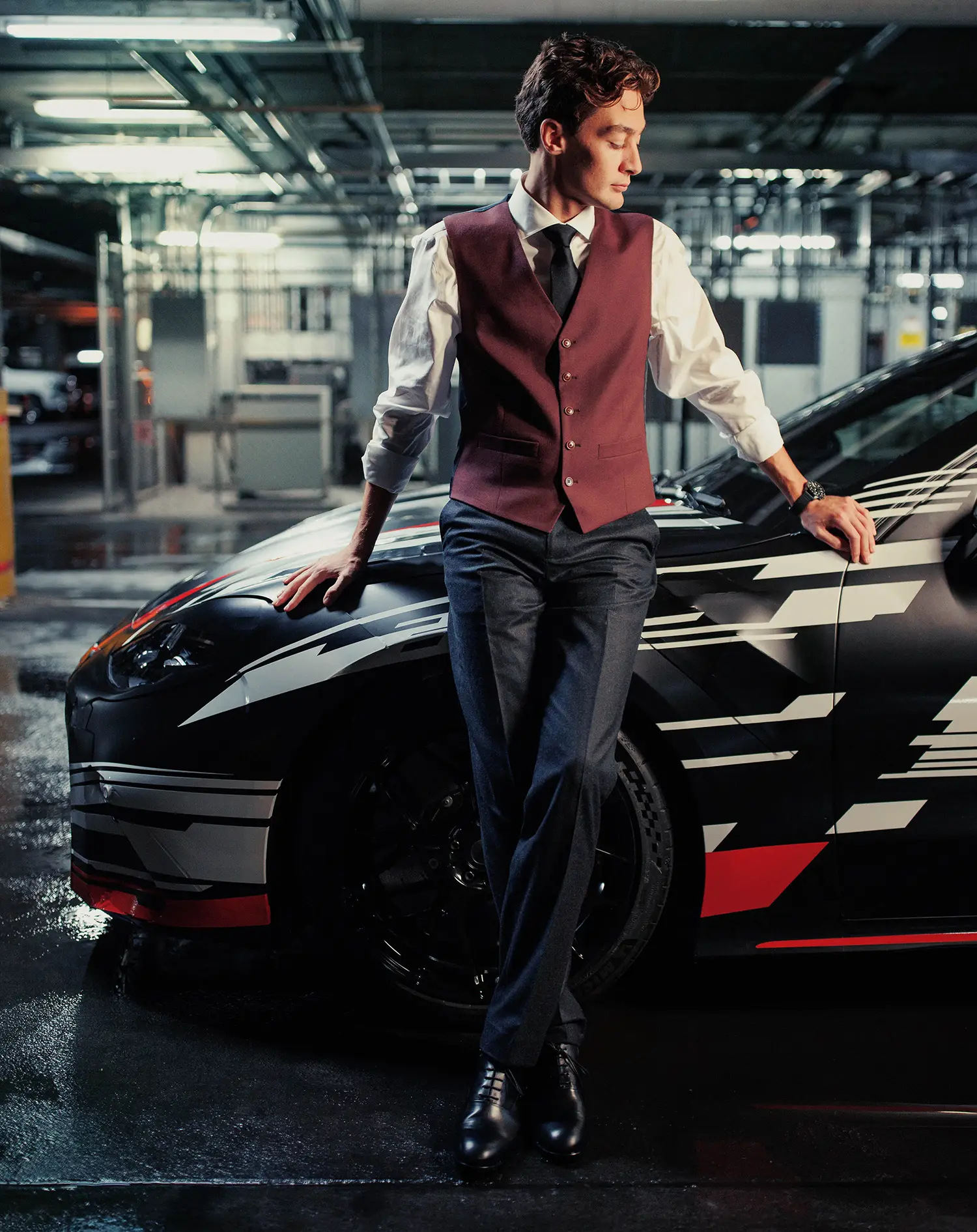 Mercedes-AMG GT 4-Door Coupe Brad Pitt George Russell