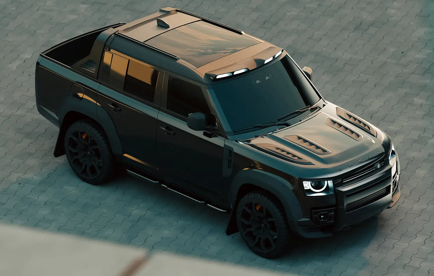 Defender Pickup by Heritage Customs and Urban Automotive