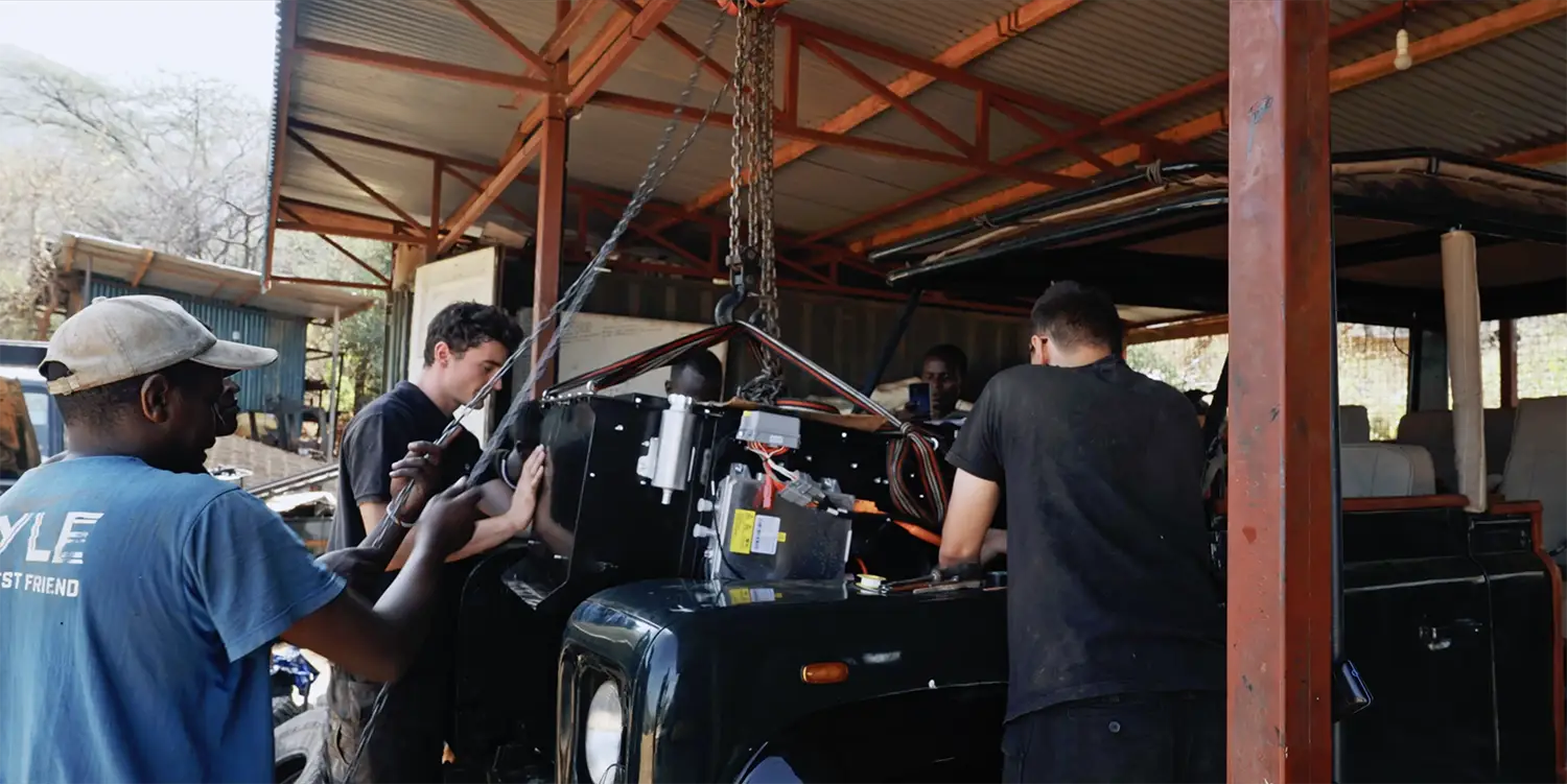 Electrified Land Rovers Keep Kenyan Safari Electrified Land Rovers Keep Kenyan Safari