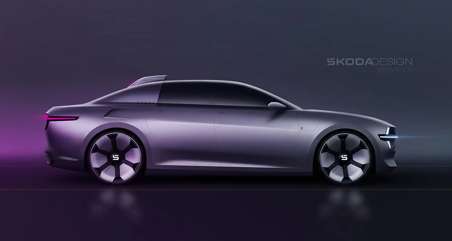 Škoda 100 Modern Solid EV Concept