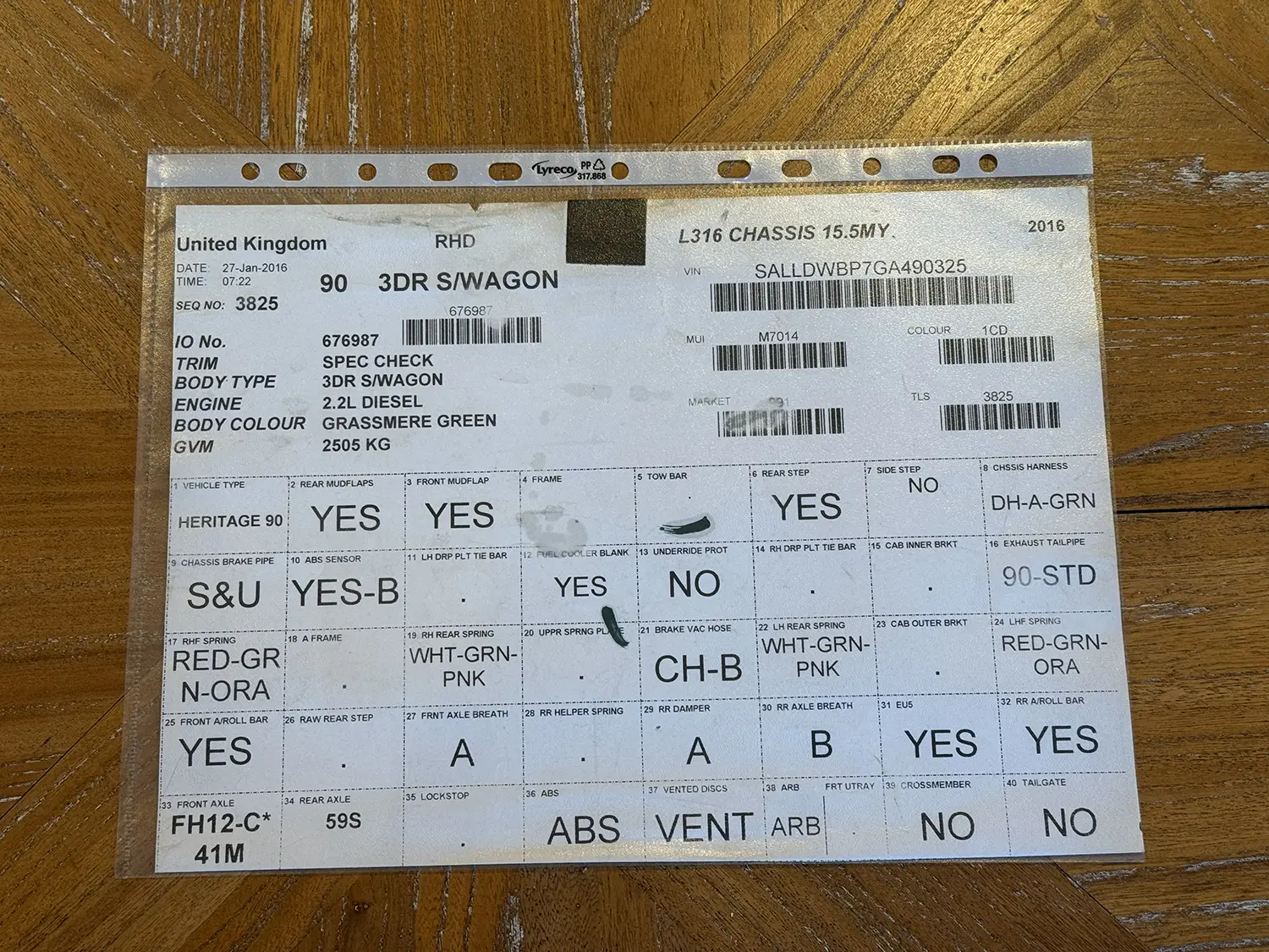 2016 Land Rover Defender Heritage