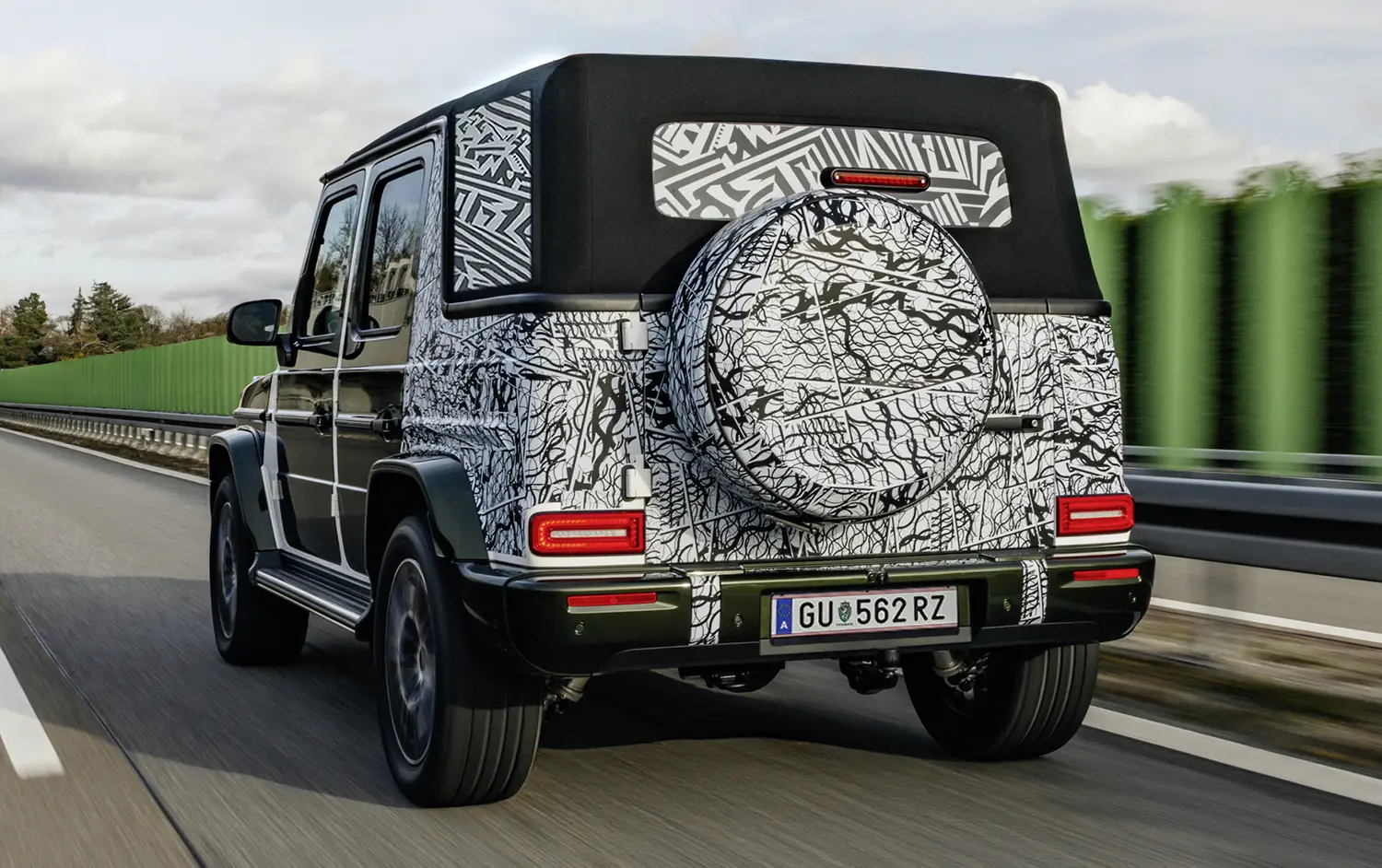 Mercedes-Benz G-Class Cabriolet testing