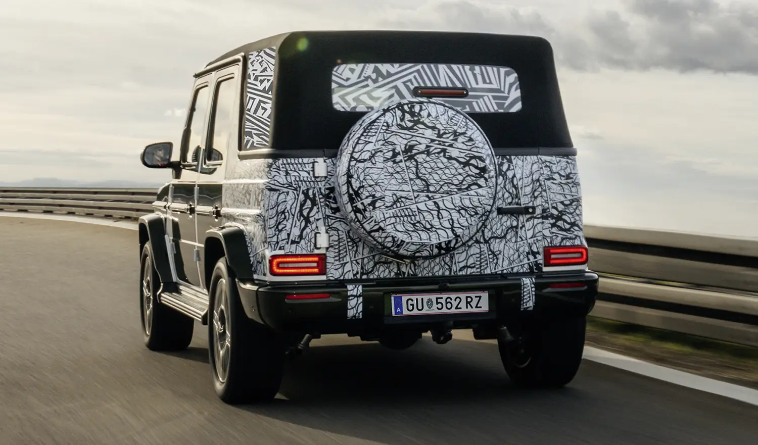 Mercedes-Benz G-Class Cabriolet testing