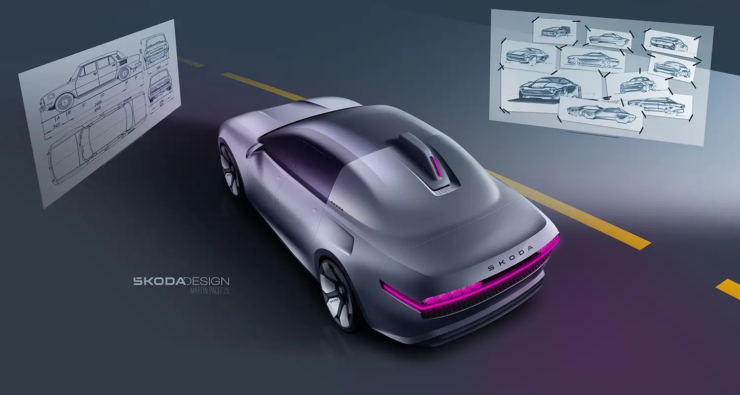 Škoda 100 Modern Solid EV Concept