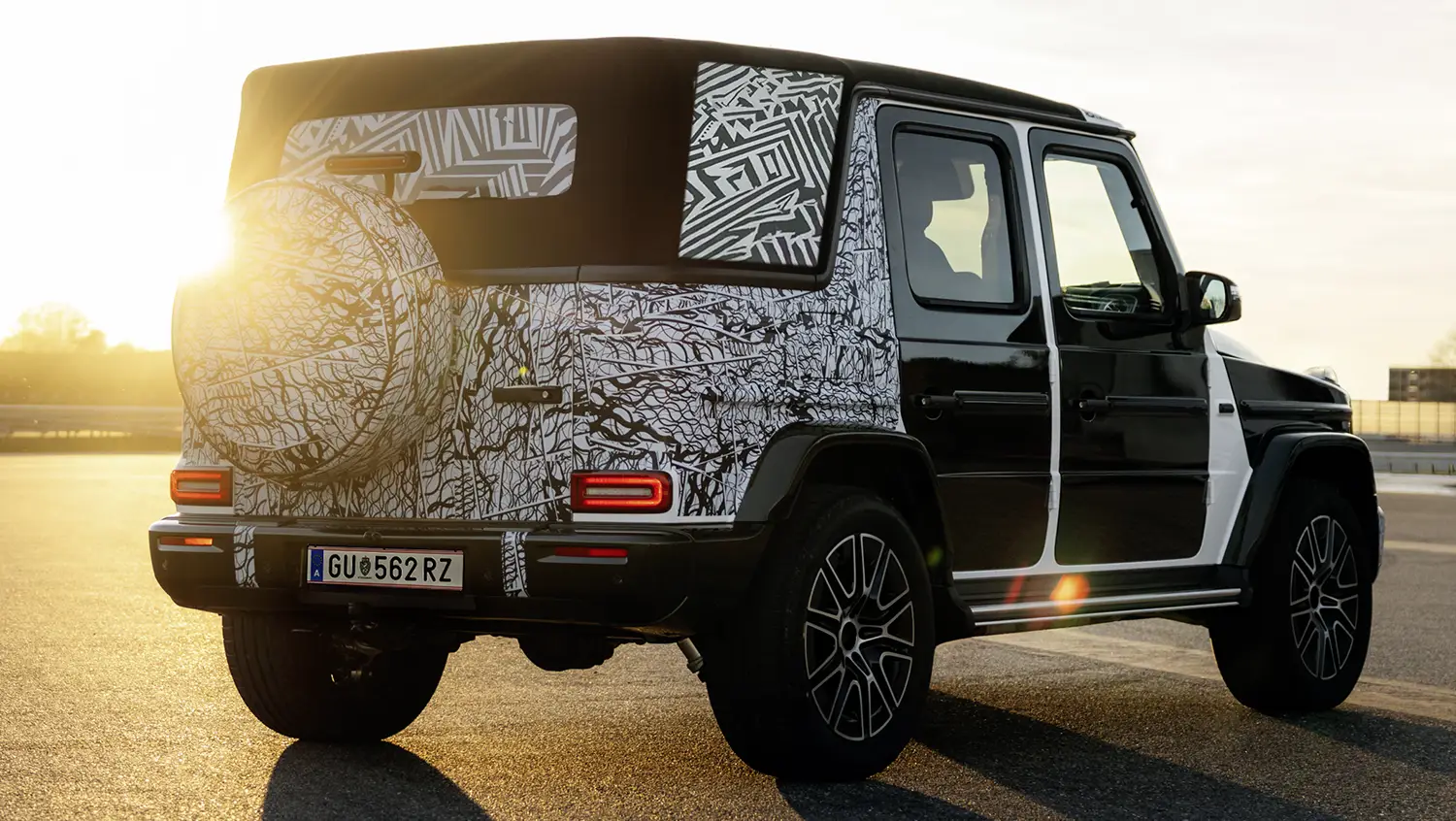 Mercedes-Benz G-Class Cabriolet testing