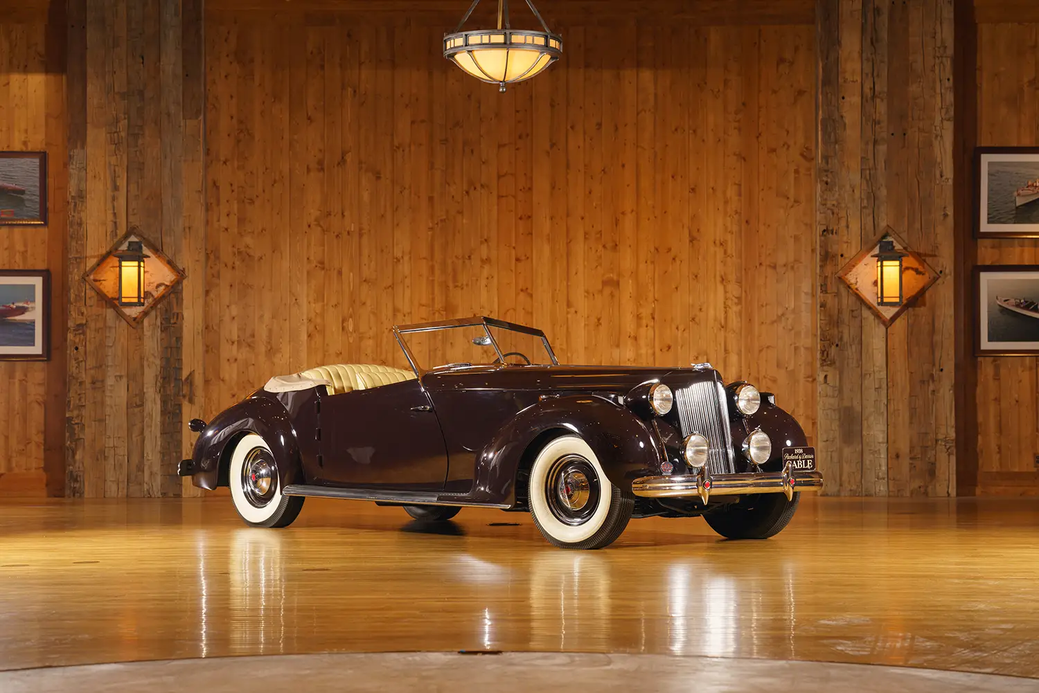 1938 Packard 1601 Eight Convertible Victoria
