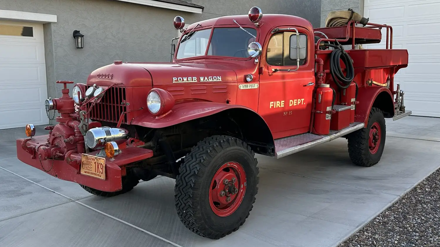 1954 Dodge Power Wagon C-1-PW6 Fire Truck