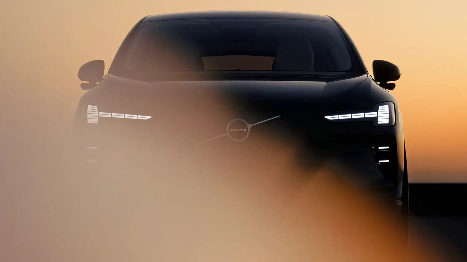 Volvo EX60 teaser Volvo EX60 teaser