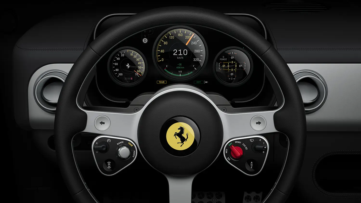 Ferrari Luce interior