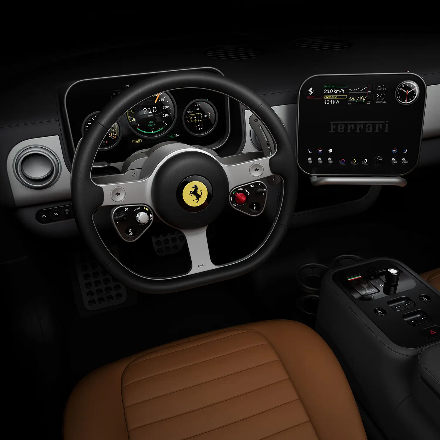 Ferrari Luce interior