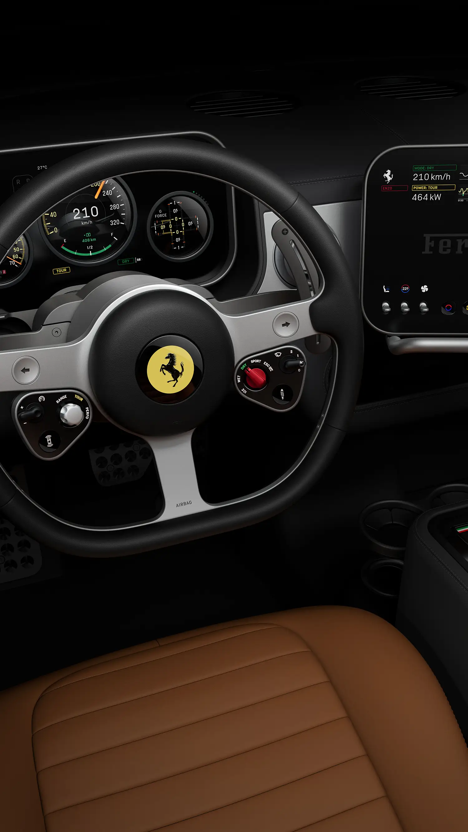 Ferrari Luce interior
