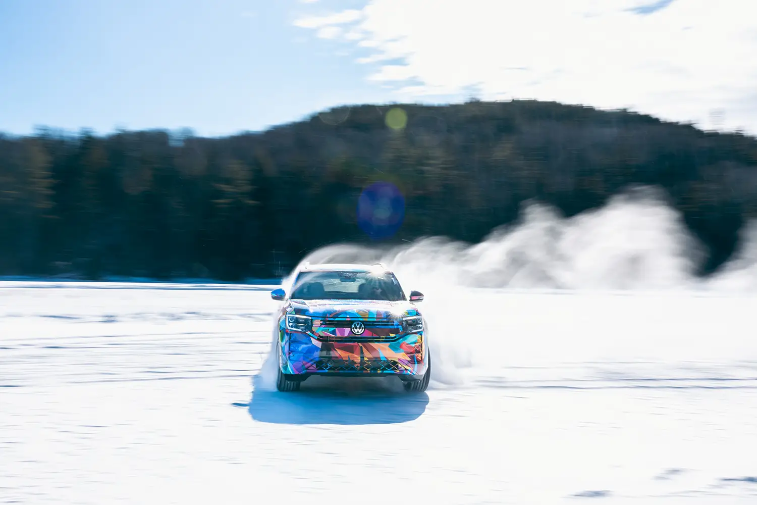 2027 Volkswagen Atlas winter test