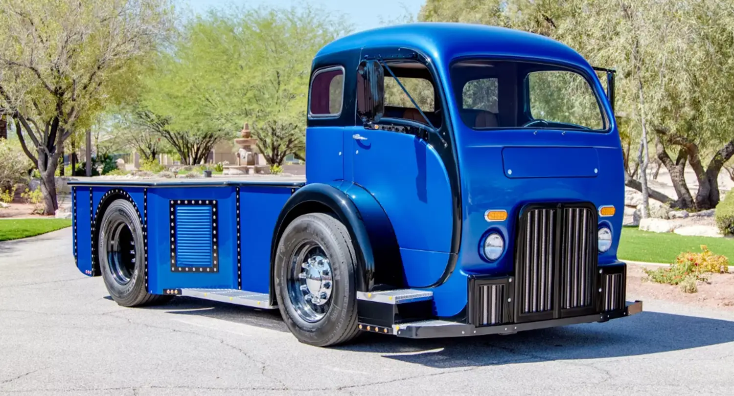Custom 1951 White COE Pickup