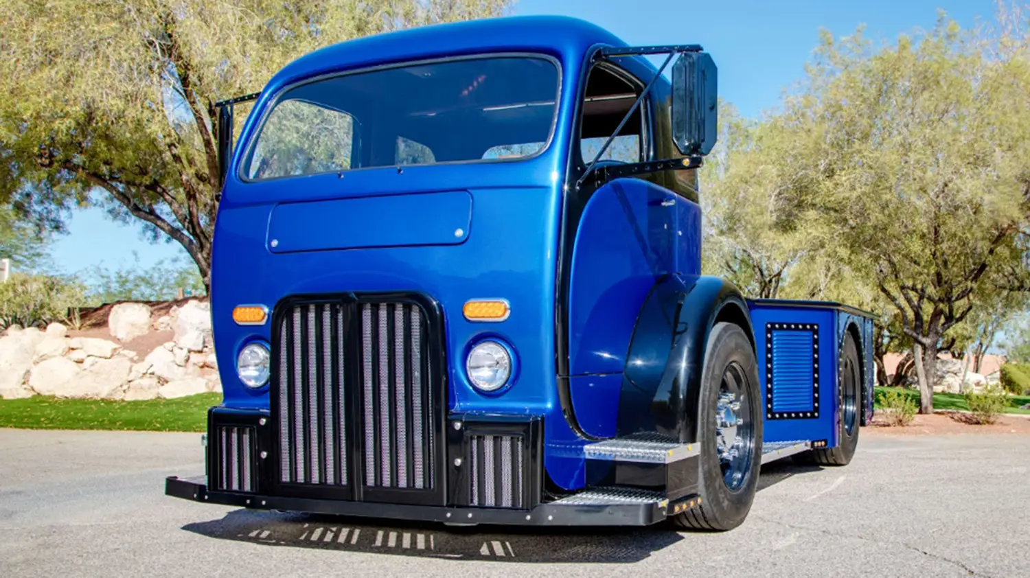 Custom 1951 White COE Pickup