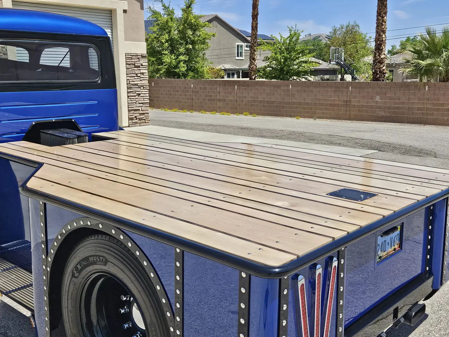 Custom 1951 White COE Pickup