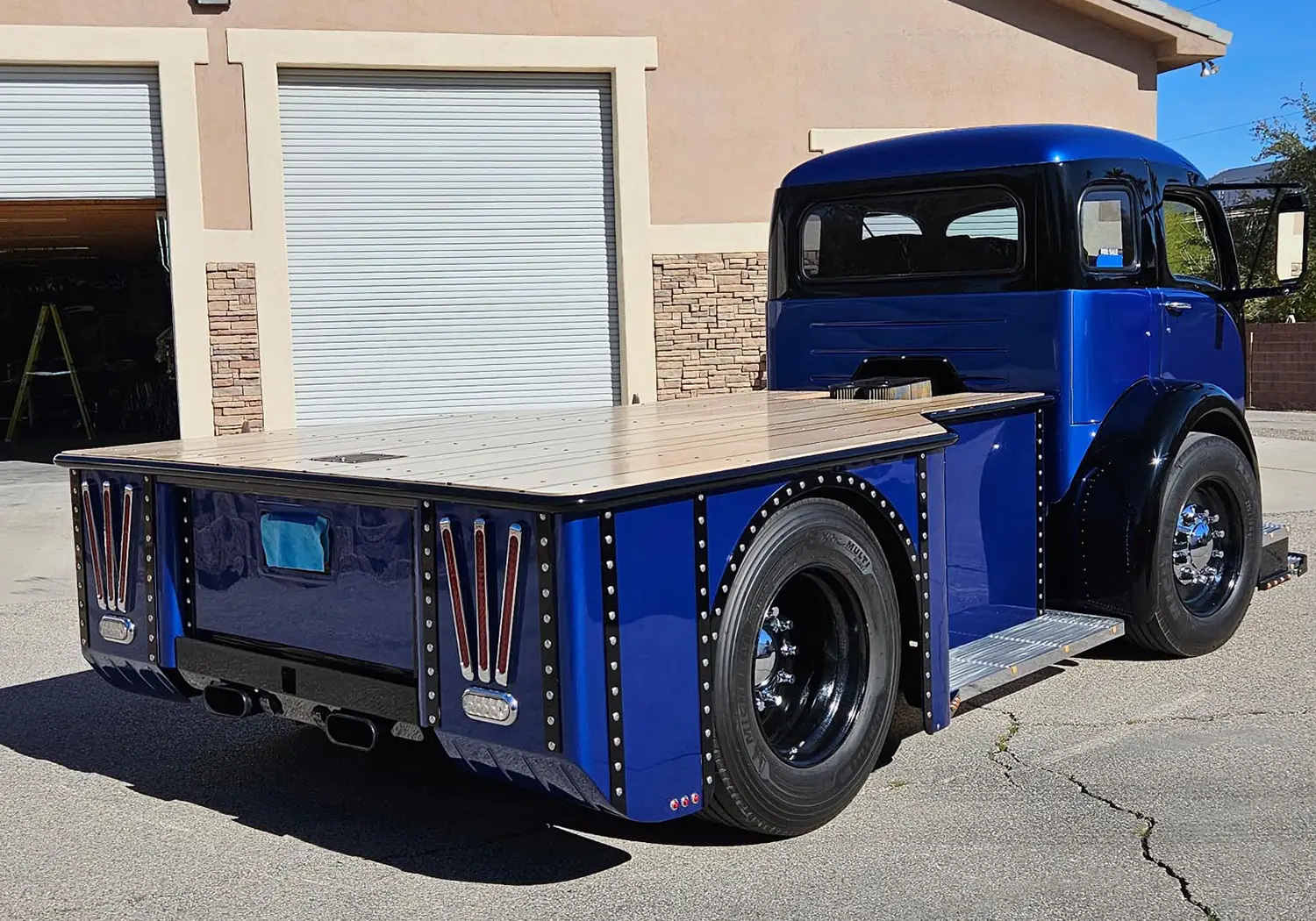 Custom 1951 White COE Pickup