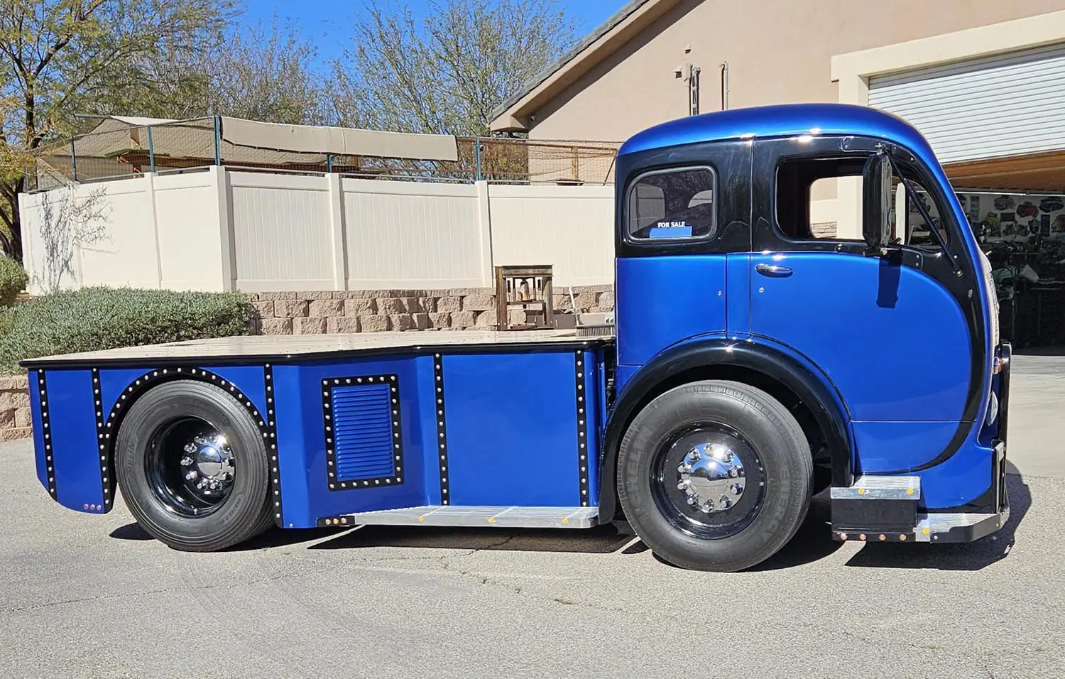 Custom 1951 White COE Pickup
