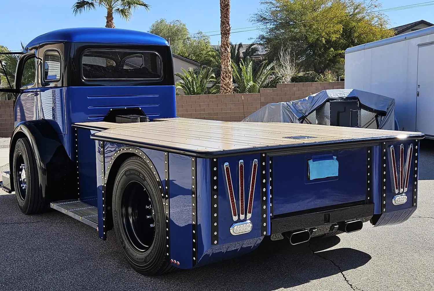 Custom 1951 White COE Pickup