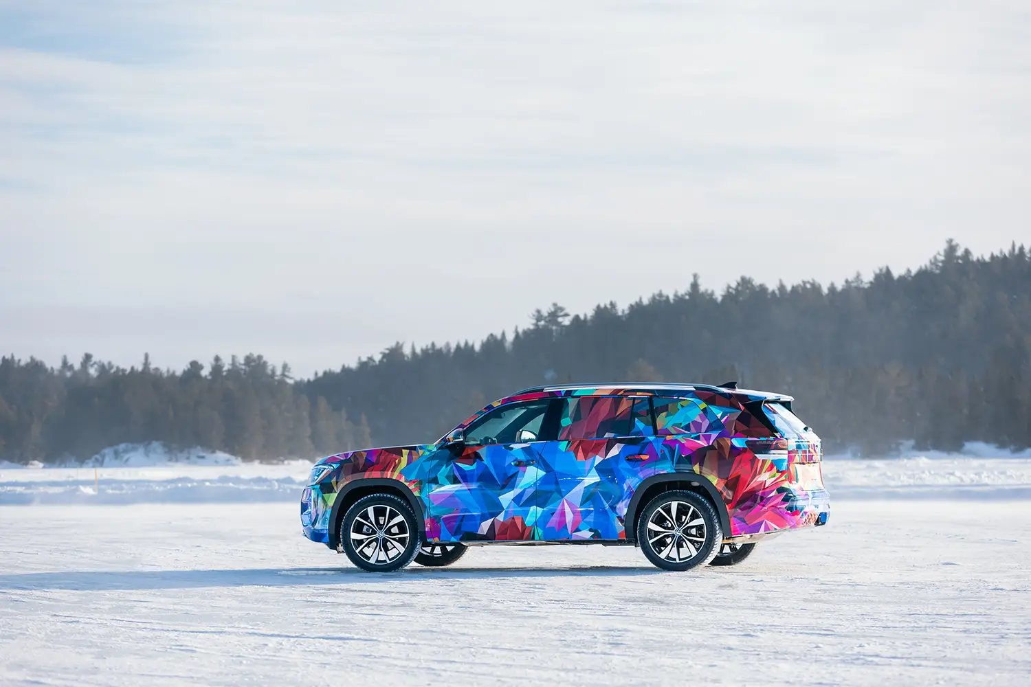 2027 Volkswagen Atlas winter test