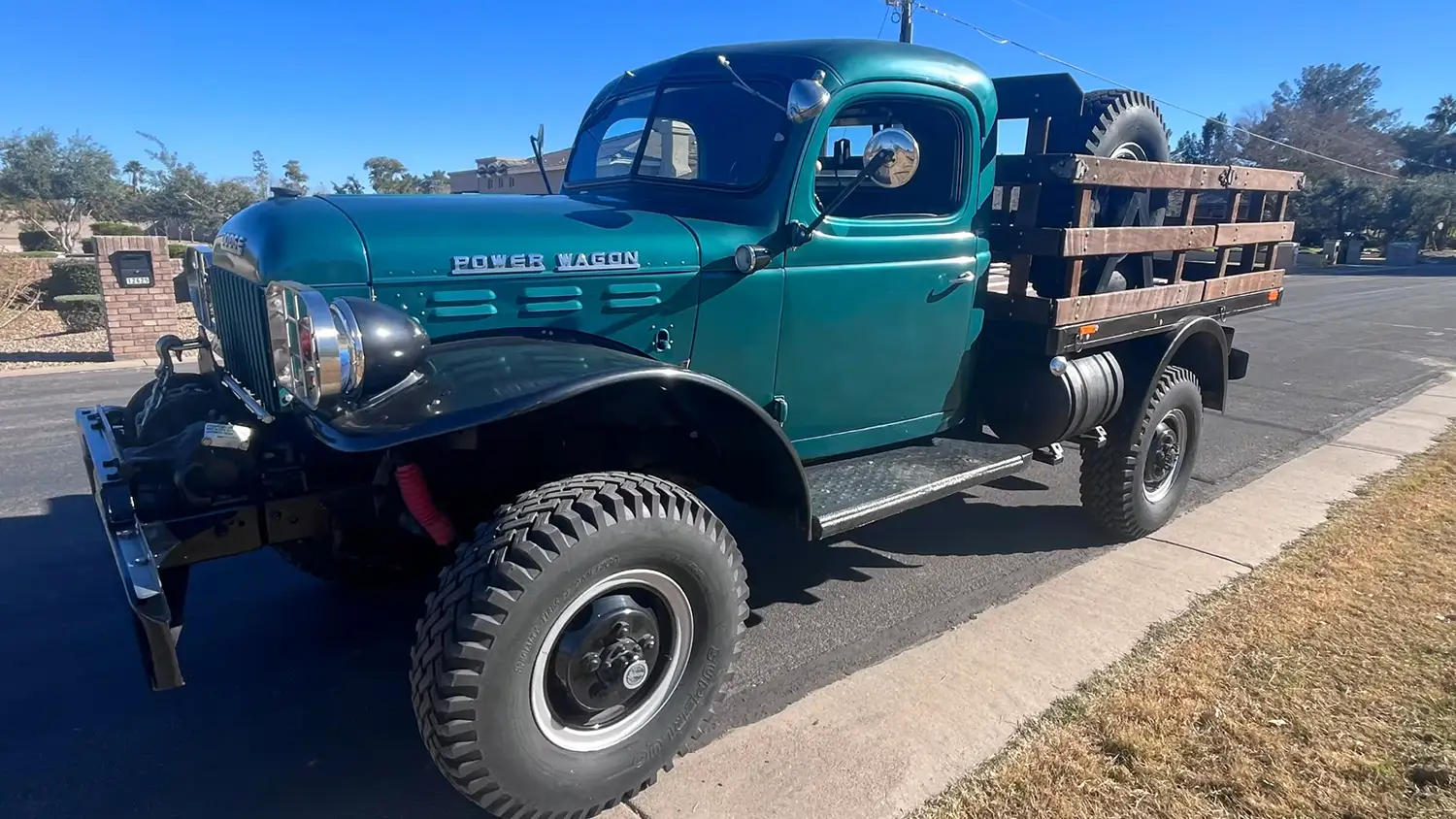 1949 Dodge Power Wagon Stake Bed Pickup
