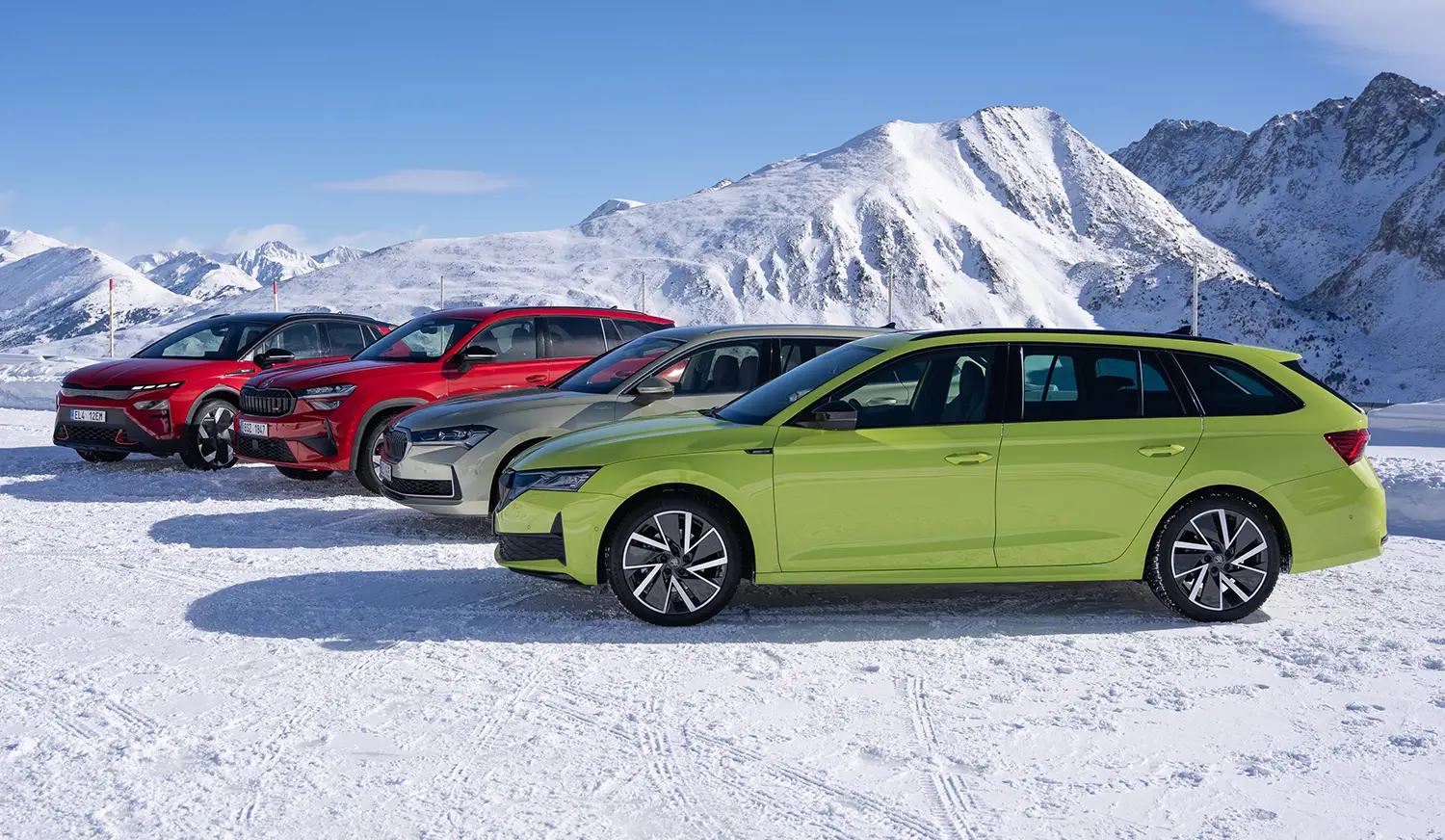 Škoda 4x4 model range Škoda 4x4 model range