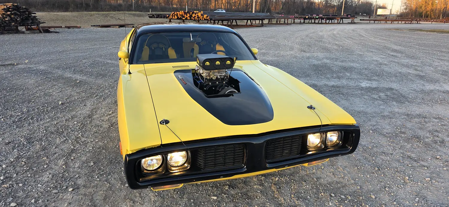 Supercharged 505–Powered 1973 Dodge Charger Coupe