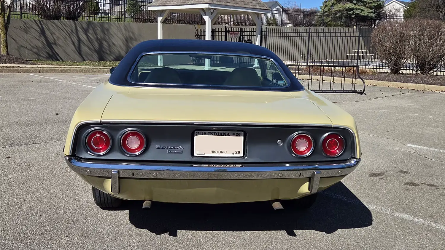 1972 Plymouth Barracuda Hardtop