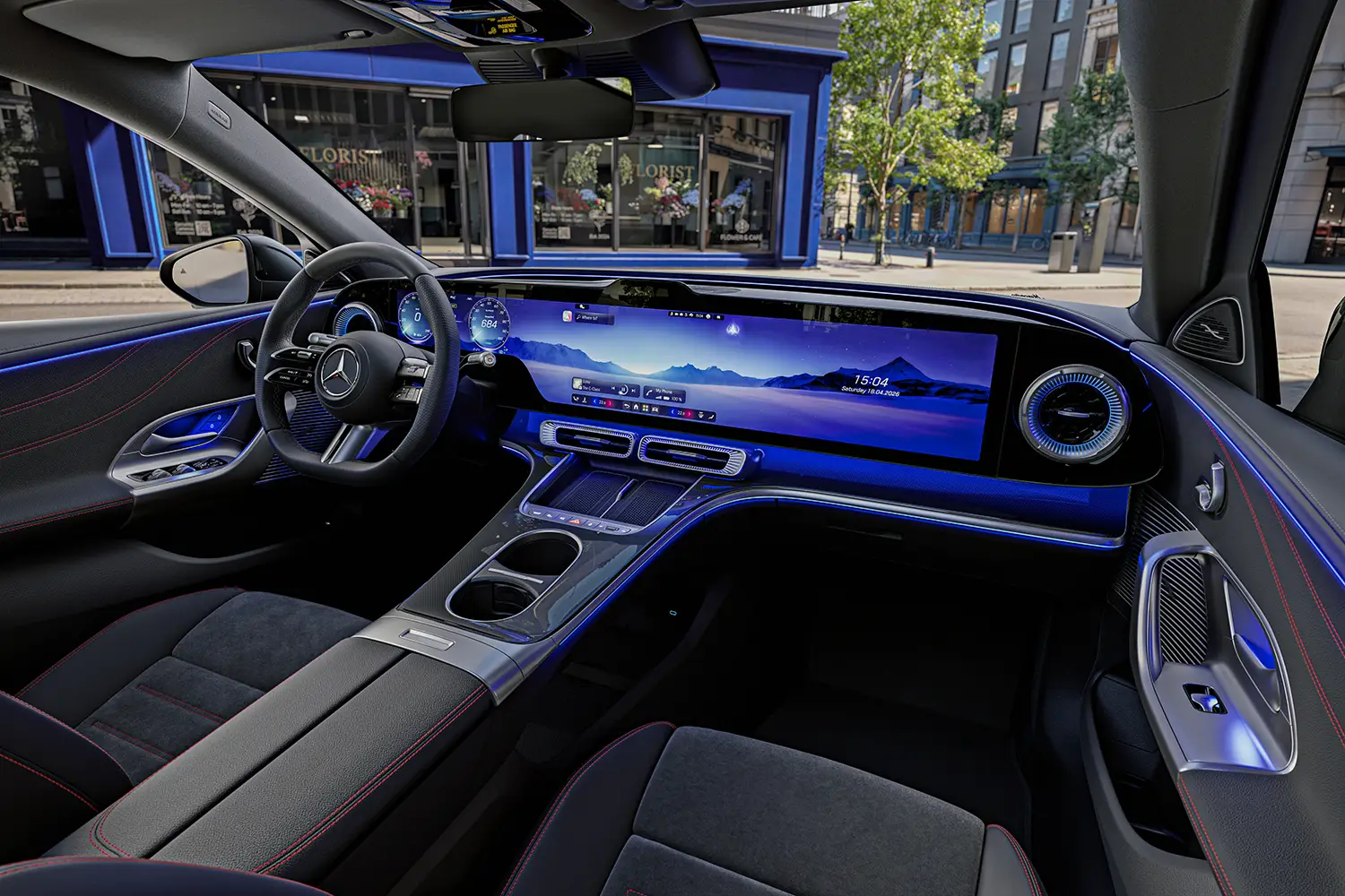 all-new electric Mercedes-Benz C-Class interior